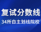 2022考研分數(shù)線：34所自劃線院校2022考研復試分數(shù)線_復試時間_國家線公布！